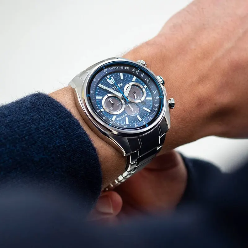 Citizen Eco-Drive Chronograph Aqua-Matic Men's Watch- CA4560-81L